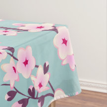 Cereja Floral Brilhante Turquesa Rosa