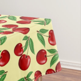 Toalha De Mesa Cerejas Vermelhas por todo o lado
