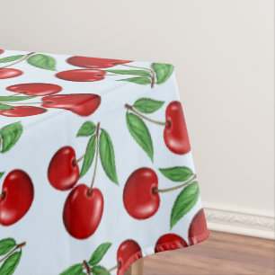 Toalha De Mesa Cerejas Vermelhas por todo o lado