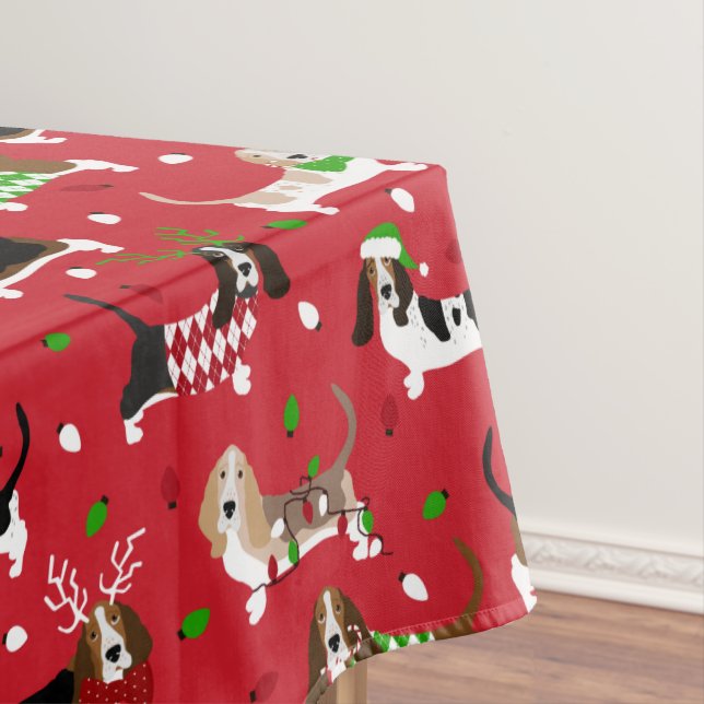 Toalha De Mesa Cesto de Natal (Posição Original)