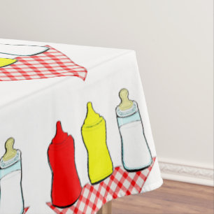 Toalha De Mesa Chá de fraldas churrasco