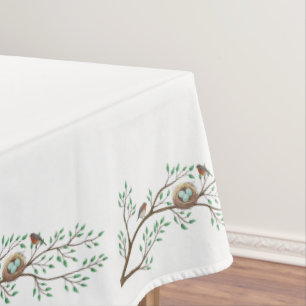 Toalha De Mesa Chá de fraldas Robin Birds Nest