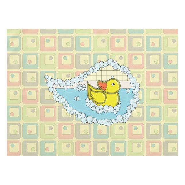 Toalha de mesa Chaucer o Pato de Borracha (Frente (Horizontal))