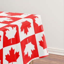 Toalha De Mesa Checkerboard no dia do Canadá