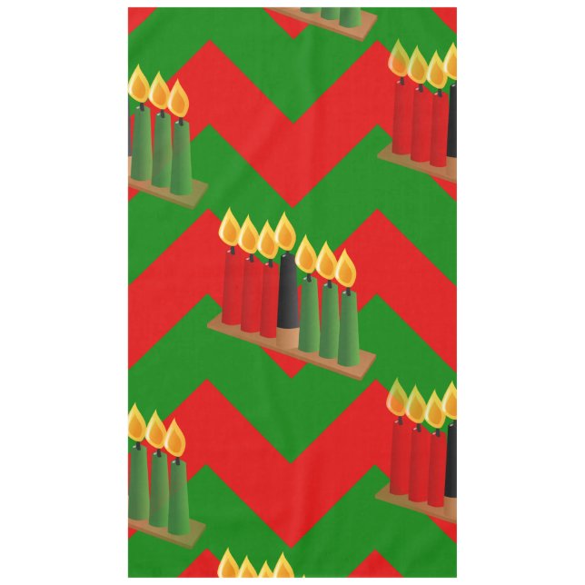 Toalha De Mesa chevron kwanzaa (Frente)