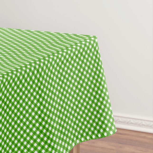 Toalha De Mesa CHEX 2-GREEN-COTTON TABLECLOTH 52x70in (Posição Original)