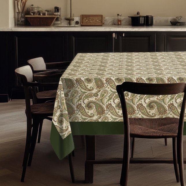 Toalha De Mesa Chic Earthy Tablecloth Boho Style para Refeições (Chic Earthy Swirl Tablecloth Boho Style for Meals)