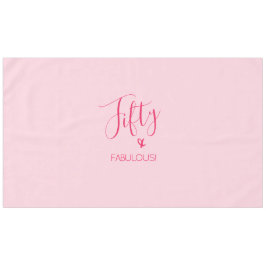 Toalha De Mesa Chic Simples Cinquenta E FABULOSO! Rosa no Rosa