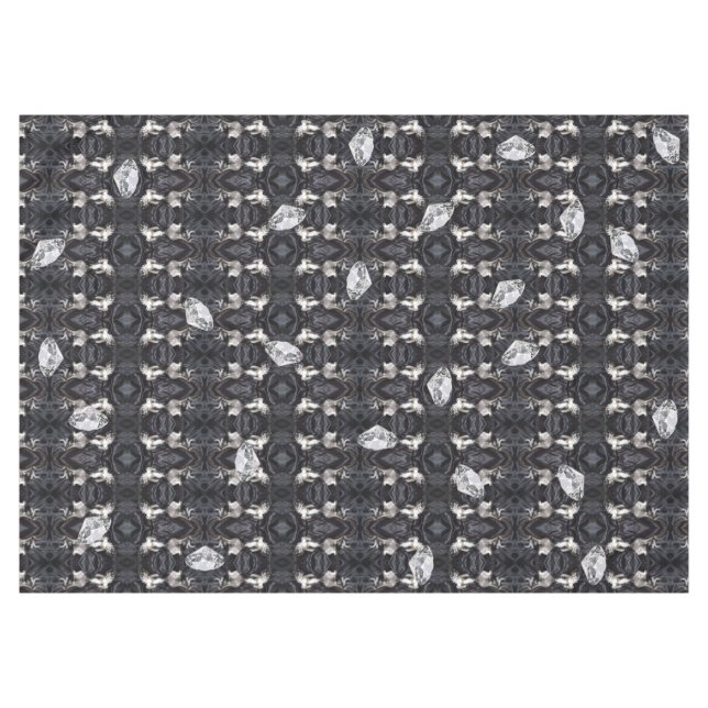 Toalha De Mesa Chihuahua e Diamantes (Frente (Horizontal))
