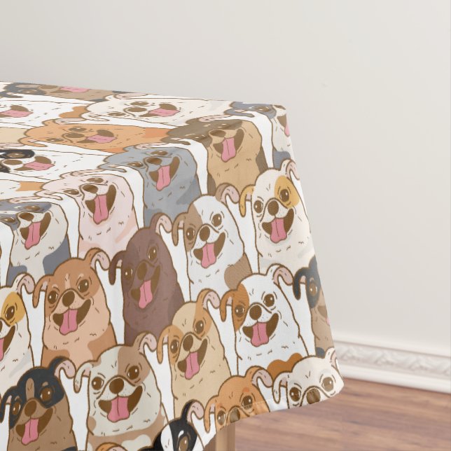 Toalha De Mesa Chihuahua Pattern (Posição Original)