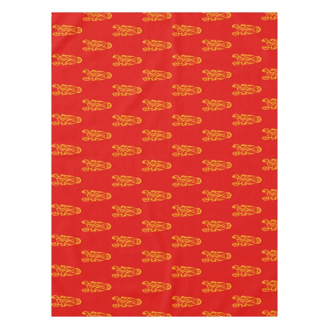 Toalha De Mesa Chinese Lunar New Year of the Horse 2026 4724 Fire (Frente)