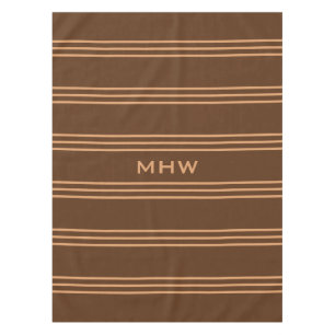 Toalha De Mesa Chocolate Banhos de mesa de monograma personalizad