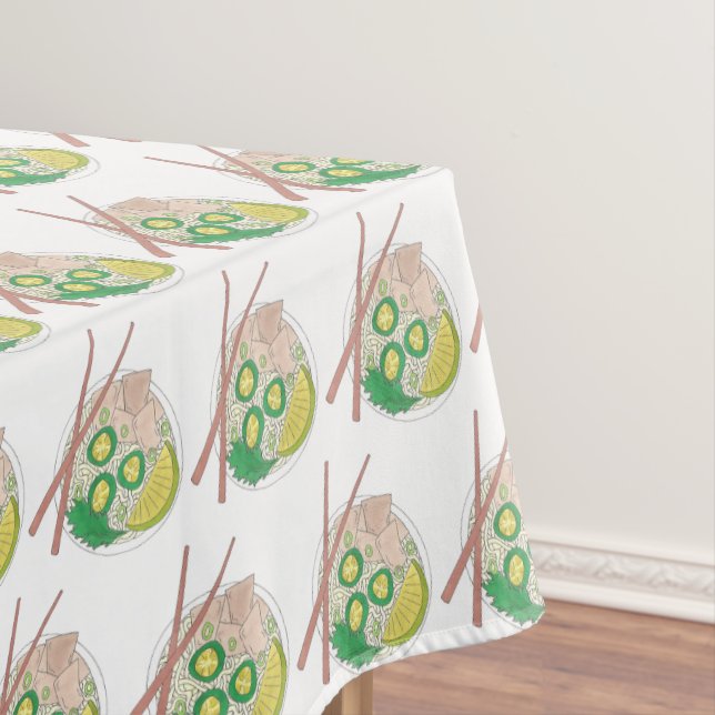 Toalha De Mesa Chopsticks de macarrão de galinha Comida vietnamit (Posição Original)