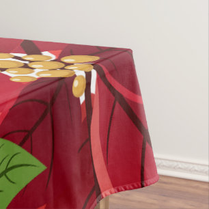 Toalha De Mesa Christmas Poinsettia