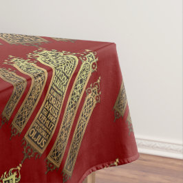 Toalha De Mesa Cinco Anéis O Estêncil De Corte Pentateuch Motif 1