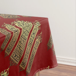 Toalha De Mesa Cinco Anéis O Pentateuco Estêncil Motivo 1
