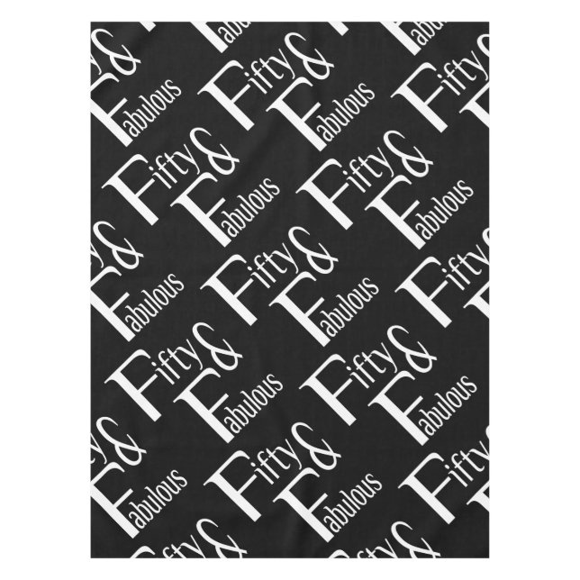 Toalha De Mesa Cinquenta e fabuloso (Frente)