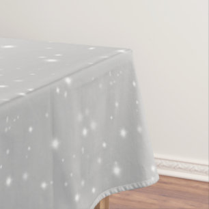Toalha De Mesa Cinza de Prata