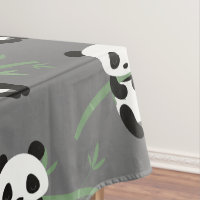 Cinza-Padrão Bambu De Urso-Panda Bonito