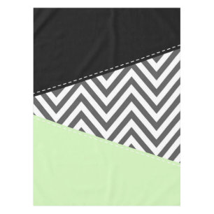 Toalha De Mesa Cinza Zigzag, Cinza Chevron, Zigzag Patterno, Casa