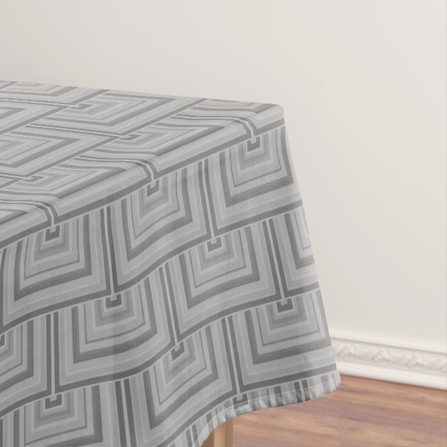 Toalha De Mesa Cinzas quadradas (Posição Original)