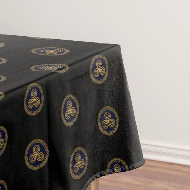 TOALHA DE MESA CÍRCULO MÁGICO DE AVES CELTICAS (Posição Original)