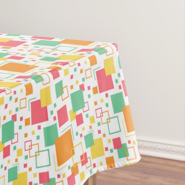 Toalha De Mesa Citrino do humor retrô (Posição Original)