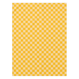 Toalha De Mesa Citrus cream checkered board pattern