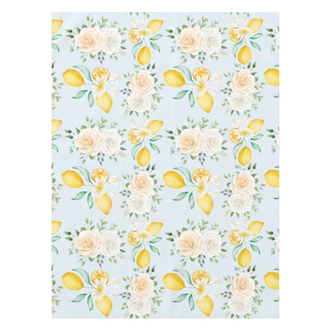 Toalha De Mesa Citrus Pattern Tablecloth (Frente)
