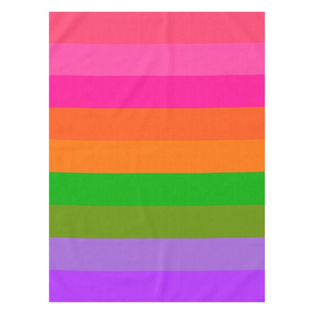 Toalha De Mesa Citrus Sherbet Stripes (Frente)