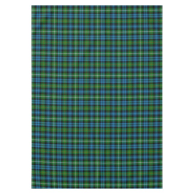 Toalha De Mesa Clã Escocês Campbell De Argyll Tartan Xadrez (Frente)