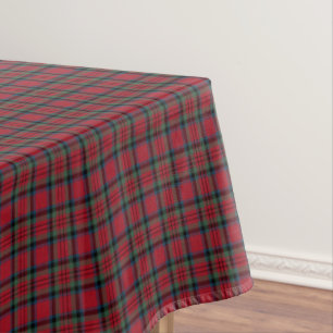 Toalha De Mesa Clã Tartan escocês vermelho, verde, e azul de