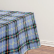 Clan Bell Light Blue e Black Scottish Tartan