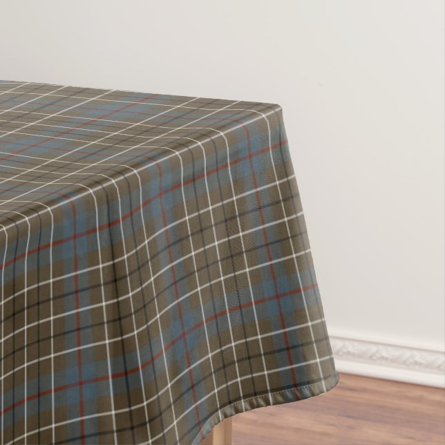 Toalha De Mesa Clan Duncan Brown Weathered Scottish Tartan (Posição Original)