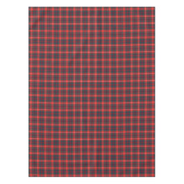 Toalha De Mesa Clan Fraser Red e Marinho Modern Scottish Tartan