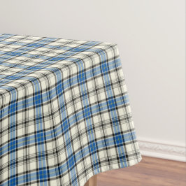 Toalha De Mesa Clan Hannay Bright Blue e White Scottish Tartan