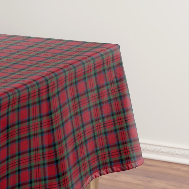 Toalha De Mesa Clan MacDuff Red, Green e Blue Scottish Tartan (Posição Original)