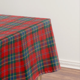 Toalha De Mesa Clan MacLean Red, Blue e Green Scottish Tartan