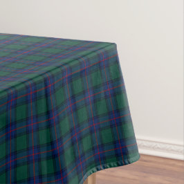 Toalha De Mesa Clan Shaw Green e Royal Blue Scottish Tartan