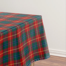 Toalha De Mesa Clan Turnbull Red e Green Xadrez Scottish Tartan