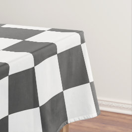 Toalha De Mesa Classic dark grey checkerboard