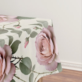 Toalha De Mesa Classic English Roses In Soft Shades Of Pink