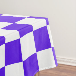 Toalha De Mesa Classic visual violet checkerboard 