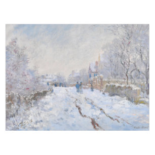 Toalha De Mesa Claude Monet - Cena de Neve na Argentina