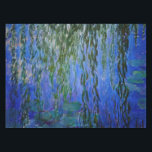 Toalha De Mesa Claude Monet - Lírios d'água com salgueiro chorand<br><div class="desc">Lírios d'água com galhos salgados chorões / Ninfheas avec rameaux de saule,  por Claude Monet,  em 1916-1919</div>