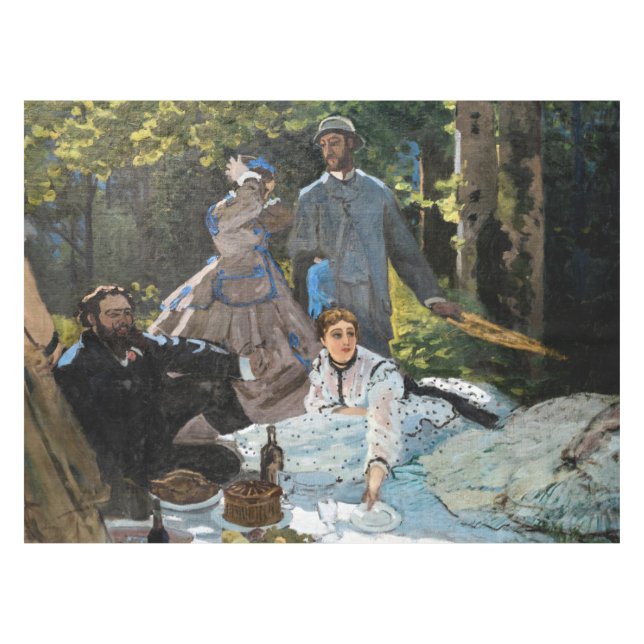 Toalha De Mesa Claude Monet - Luncheon sobre a grama, Painel da D (Frente (Horizontal))