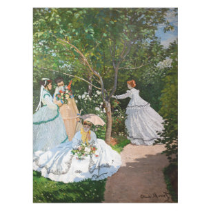 Toalha De Mesa Claude Monet - Mulheres no Jardim