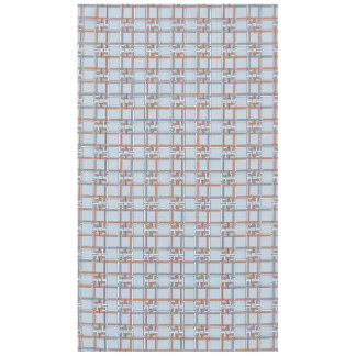 Toalha De Mesa Coastal Terracotta Sky Blue Pattern