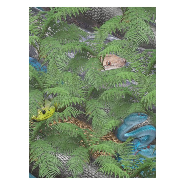 Toalha De Mesa Cobras sorrateiras (Frente)