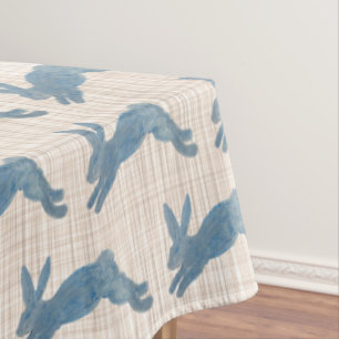 Toalha De Mesa Coelho Coelho Francês Azul